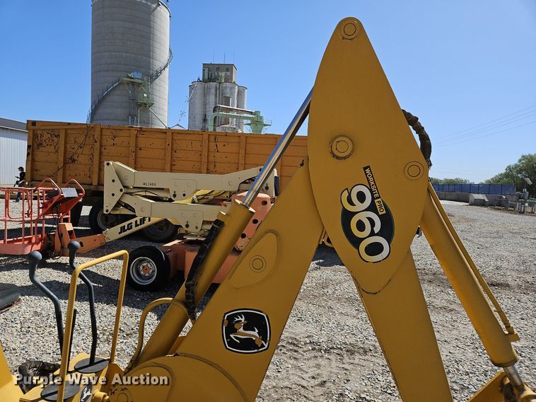 image for item EH5456 John Deere Worksite Pro 960 skid steer backhoe