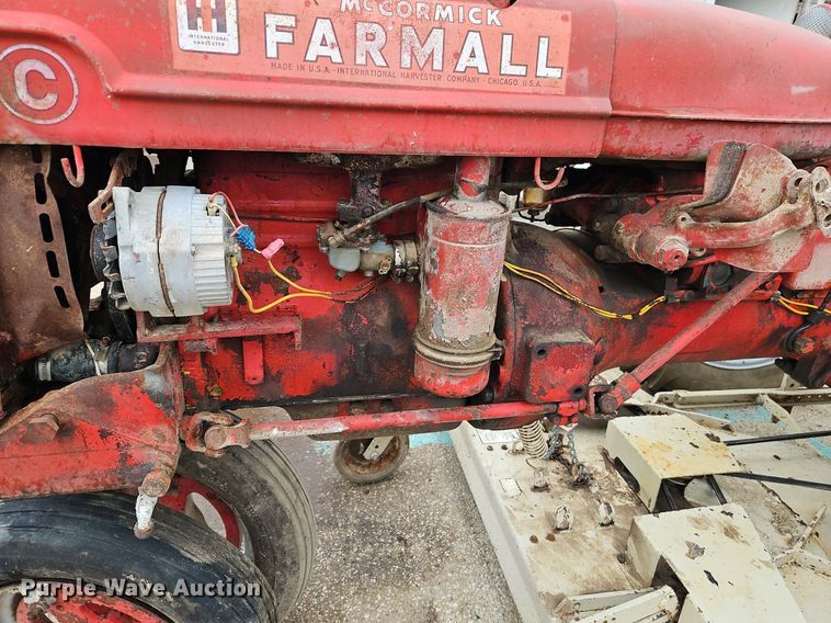 image for item EI3735 1950 International Harvester  Farmall C tractor