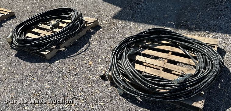 image for item EJ0537 (8) 40'L hydraulic hoses