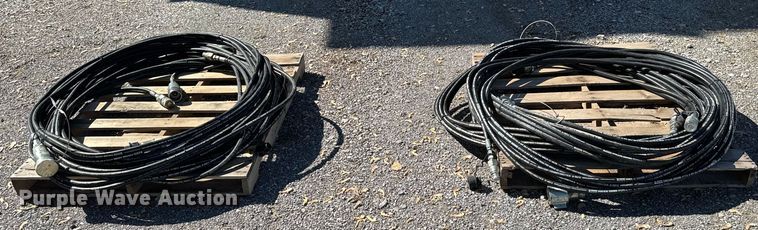 image for item EJ0537 (8) 40'L hydraulic hoses