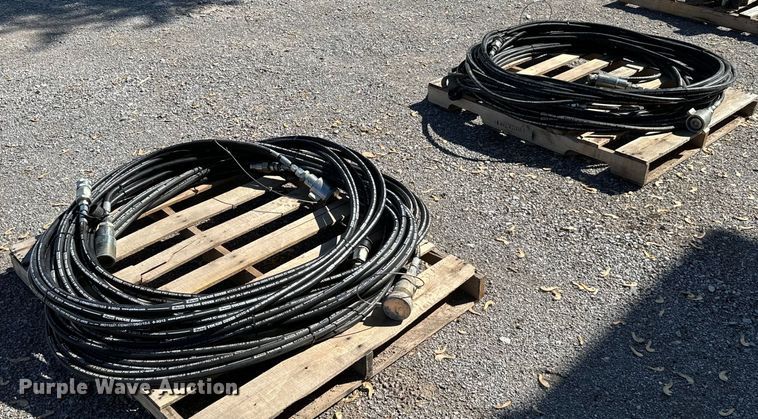 image for item EJ0537 (8) 40'L hydraulic hoses