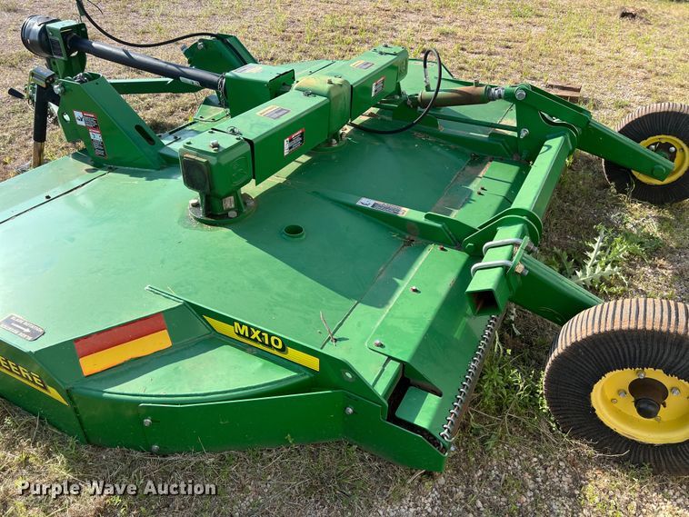 image for item LU9833 John Deere MX10 rotary mower