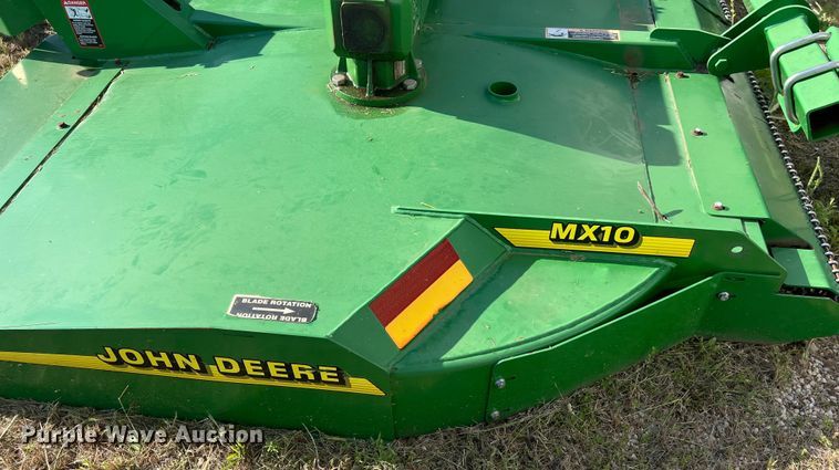 image for item LU9833 John Deere MX10 rotary mower