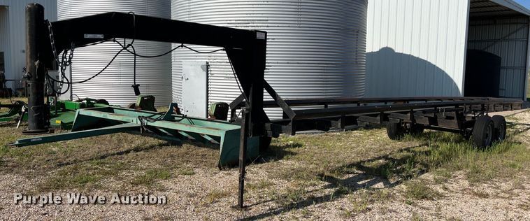 image for item LU9835 Diamond Resources hay bale trailer