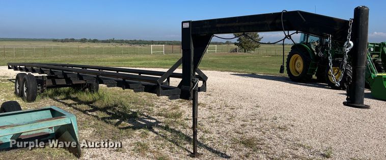 image for item LU9835 Diamond Resources hay bale trailer