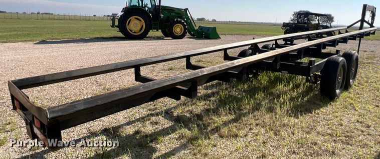 image for item LU9835 Diamond Resources hay bale trailer