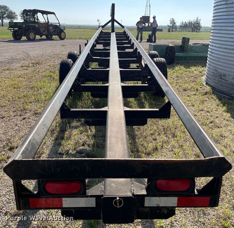 image for item LU9835 Diamond Resources hay bale trailer