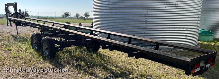 image for item LU9835 Diamond Resources hay bale trailer