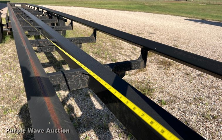 image for item LU9835 Diamond Resources hay bale trailer