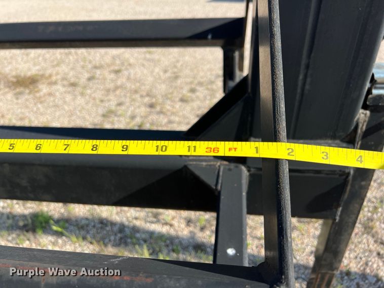 image for item LU9835 Diamond Resources hay bale trailer