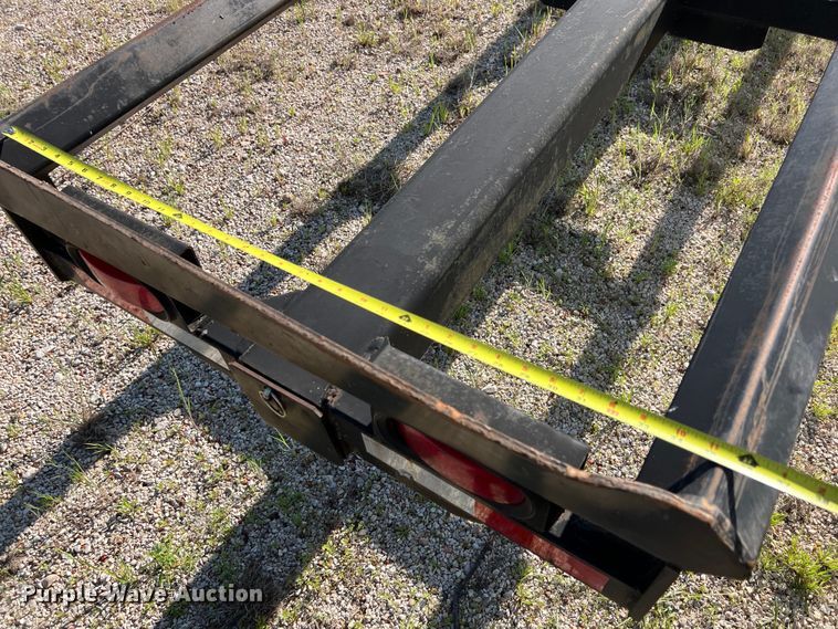 image for item LU9835 Diamond Resources hay bale trailer