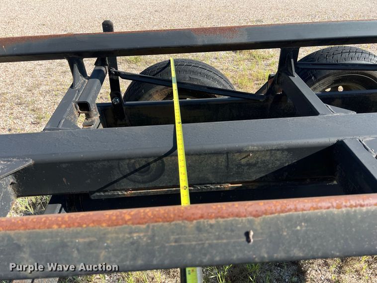 image for item LU9835 Diamond Resources hay bale trailer