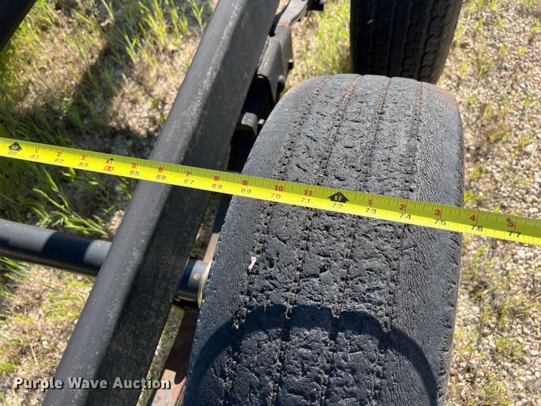 image for item LU9835 Diamond Resources hay bale trailer