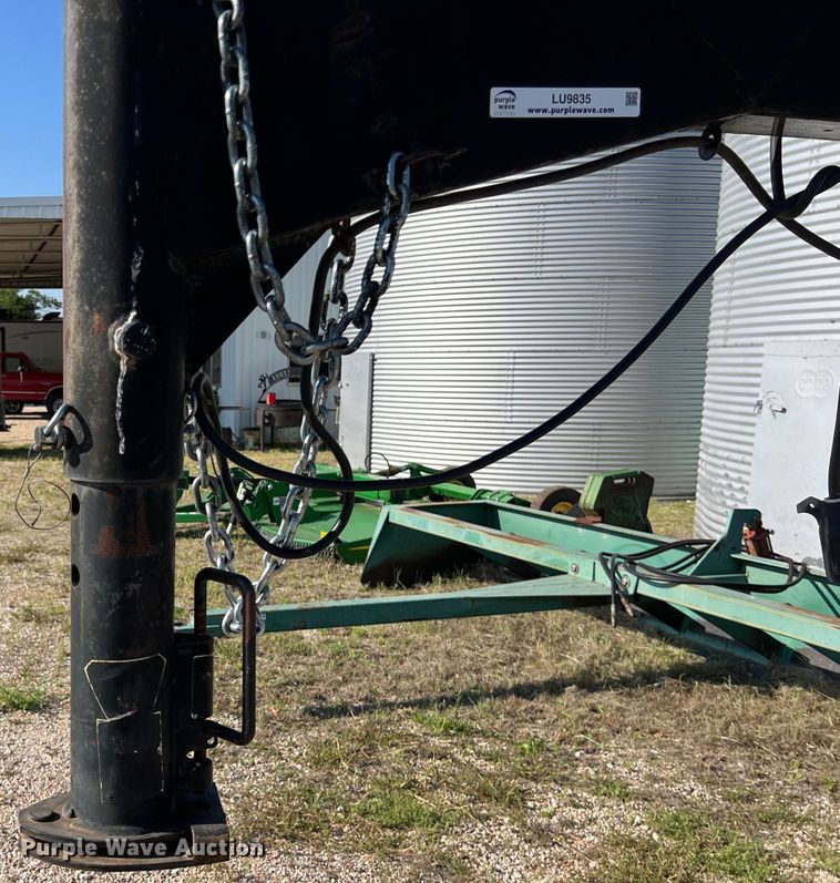 image for item LU9835 Diamond Resources hay bale trailer