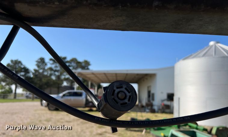 image for item LU9835 Diamond Resources hay bale trailer