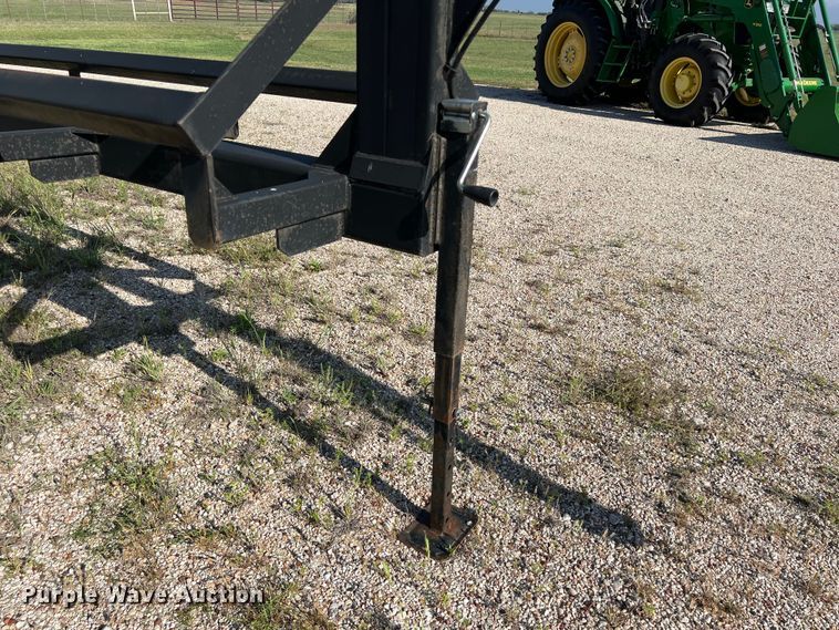 image for item LU9835 Diamond Resources hay bale trailer