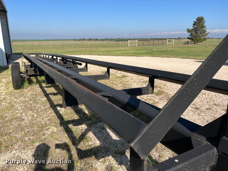 image for item LU9835 Diamond Resources hay bale trailer