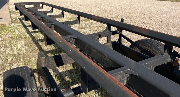 image for item LU9835 Diamond Resources hay bale trailer