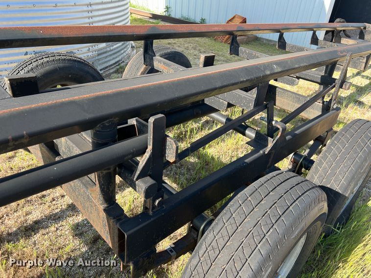 image for item LU9835 Diamond Resources hay bale trailer