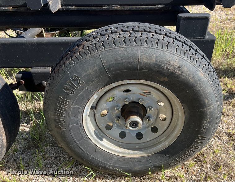 image for item LU9835 Diamond Resources hay bale trailer