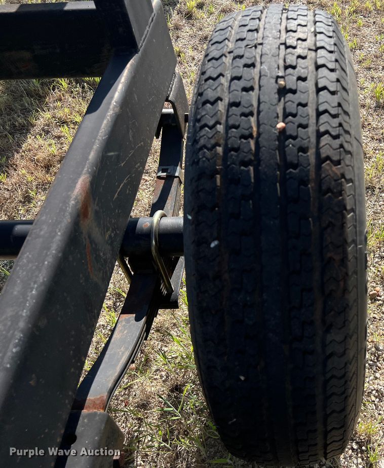 image for item LU9835 Diamond Resources hay bale trailer