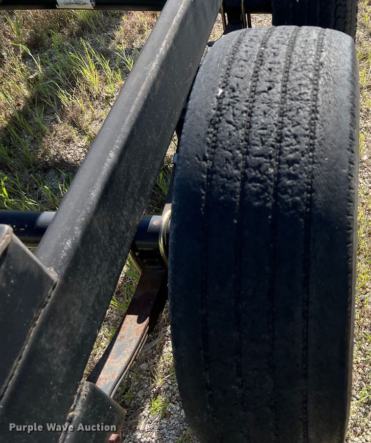 image for item LU9835 Diamond Resources hay bale trailer