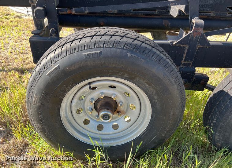 image for item LU9835 Diamond Resources hay bale trailer