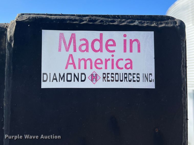 image for item LU9835 Diamond Resources hay bale trailer