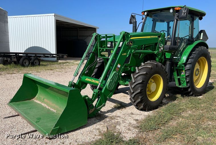 image for item LU9837 2014 John Deere 6140D MFWD tractor