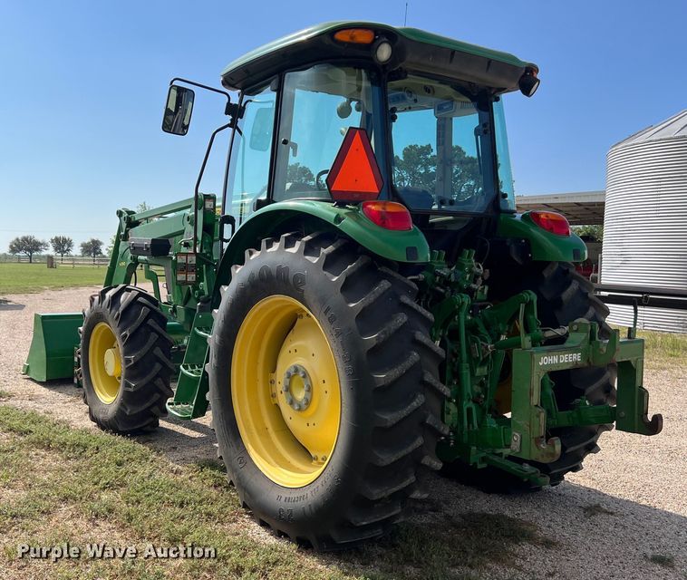 image for item LU9837 2014 John Deere 6140D MFWD tractor