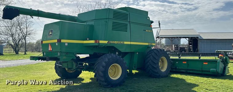 image for item ND9198 1998 John Deere 9610 RWA combine