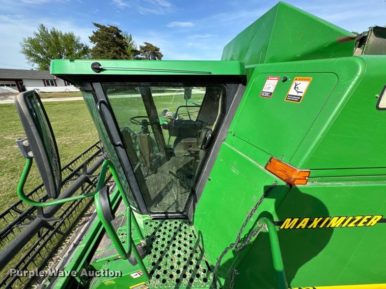 image for item ND9198 1998 John Deere 9610 RWA combine
