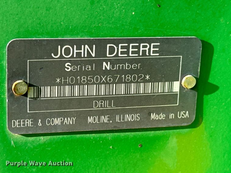 image for item ND9213 John Deere 1850 air seeder