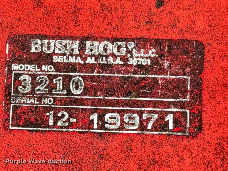 image for item ND9214 Bush Hog 3210 rotary mower