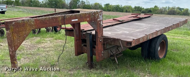 image for item ND9270 Shop built dump trailer
