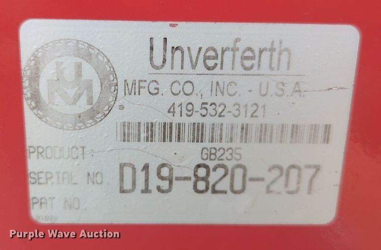 image for item NZ9634 Unverferth 235 grain cart