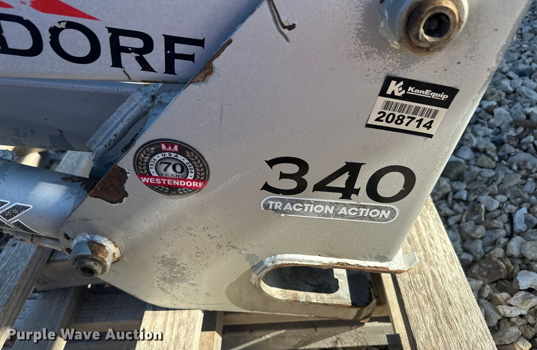 Westendorf 340 Traction Action loader in Wamego, KS Item EH5473 for
