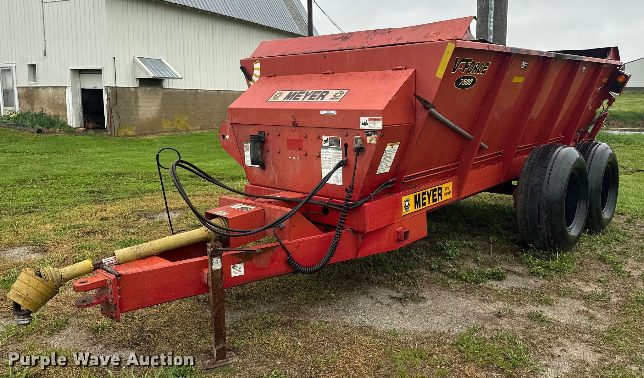 Meyer V Force 7500 manure spreader in Holton, KS Item EH5484 for sale