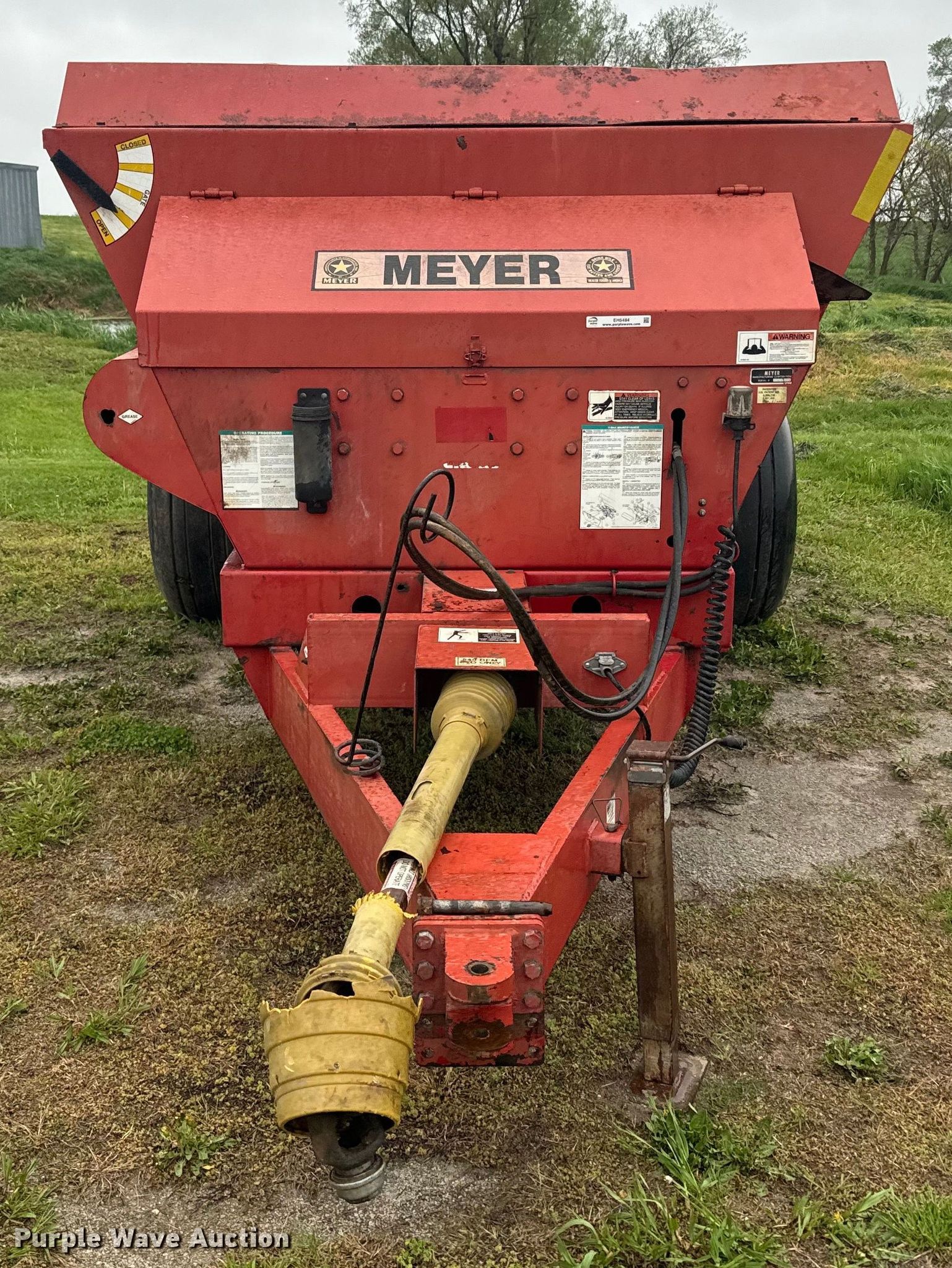 Meyer V Force 7500 manure spreader in Holton, KS Item EH5484 for sale