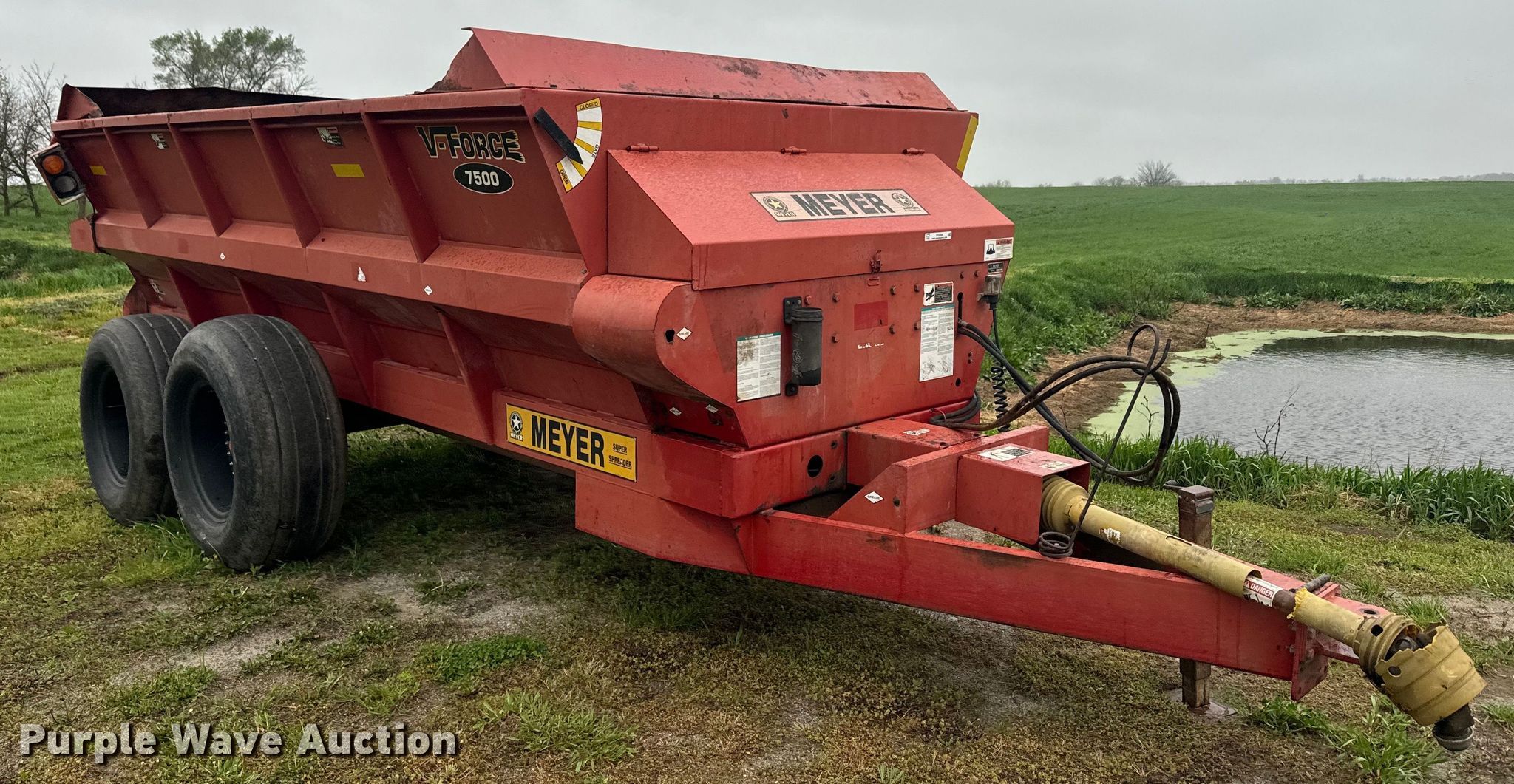 Meyer V Force 7500 manure spreader in Holton, KS Item EH5484 for sale
