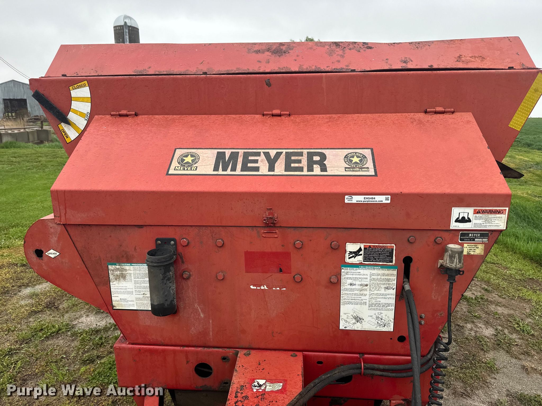 Meyer V Force 7500 manure spreader in Holton, KS Item EH5484 for sale