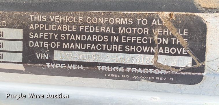 image for item DM7796 1989 Peterbilt 379 semi truck