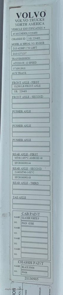 image for item DM7800 2020 Volvo  VNL semi truck