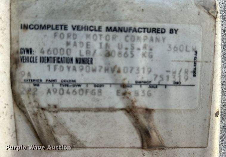 image for item DO1084 1987 Ford LT9000 semi truck