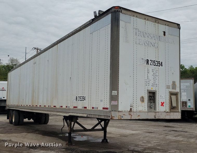 image for item DP1435 1994 Hyundai  HDM-48WH-V3261 dry van trailer