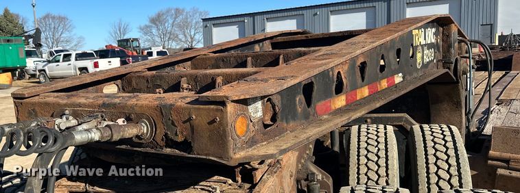 image for item DQ0739 1999 Trail King  Low Boy  lowboy equipment trailer