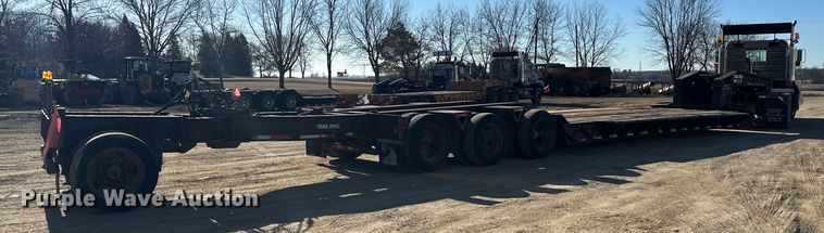 image for item DQ0739 1999 Trail King  Low Boy  lowboy equipment trailer