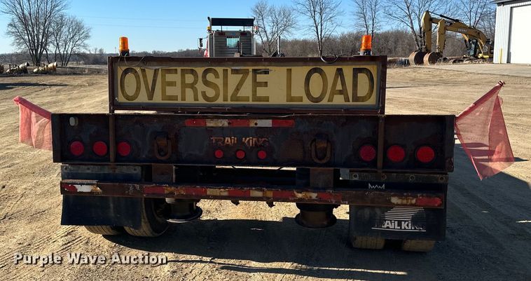 image for item DQ0739 1999 Trail King  Low Boy  lowboy equipment trailer