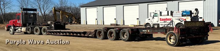image for item DQ0739 1999 Trail King  Low Boy  lowboy equipment trailer