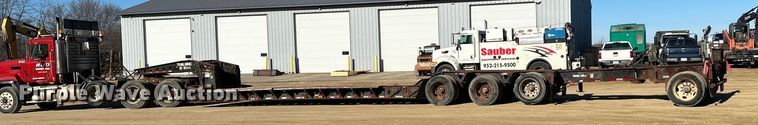 image for item DQ0739 1999 Trail King  Low Boy  lowboy equipment trailer